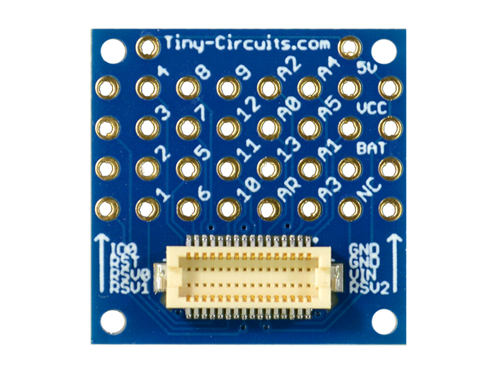 TinyShield Proto Board with top connector