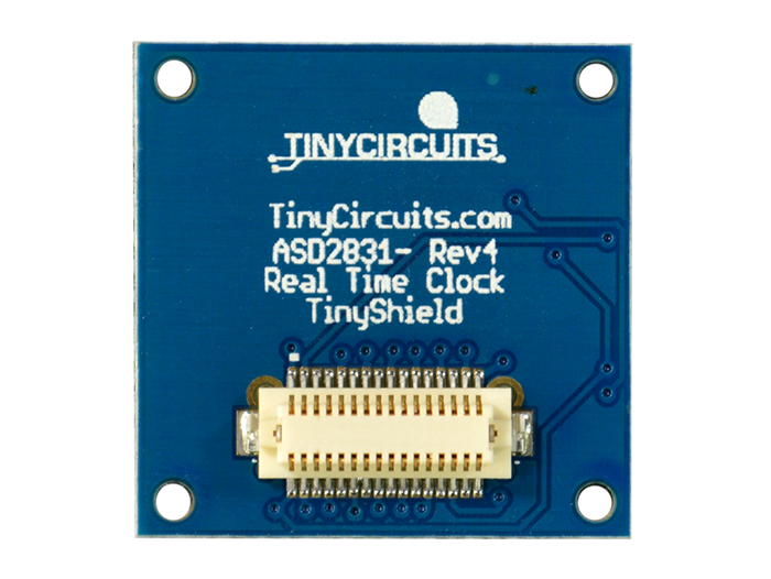 Real-Time Clock Shield back view