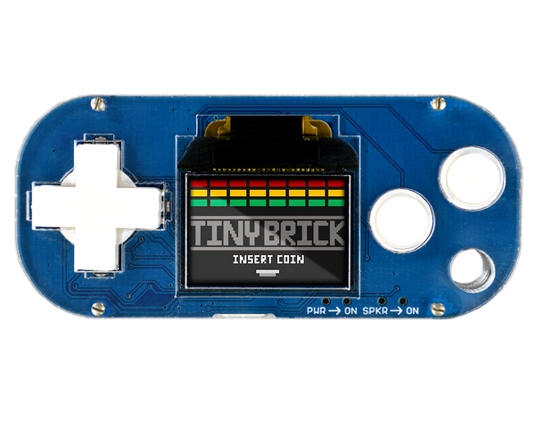 Pocket Arcade front with screen on