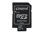 MicroSD Card and Adapter 8GB