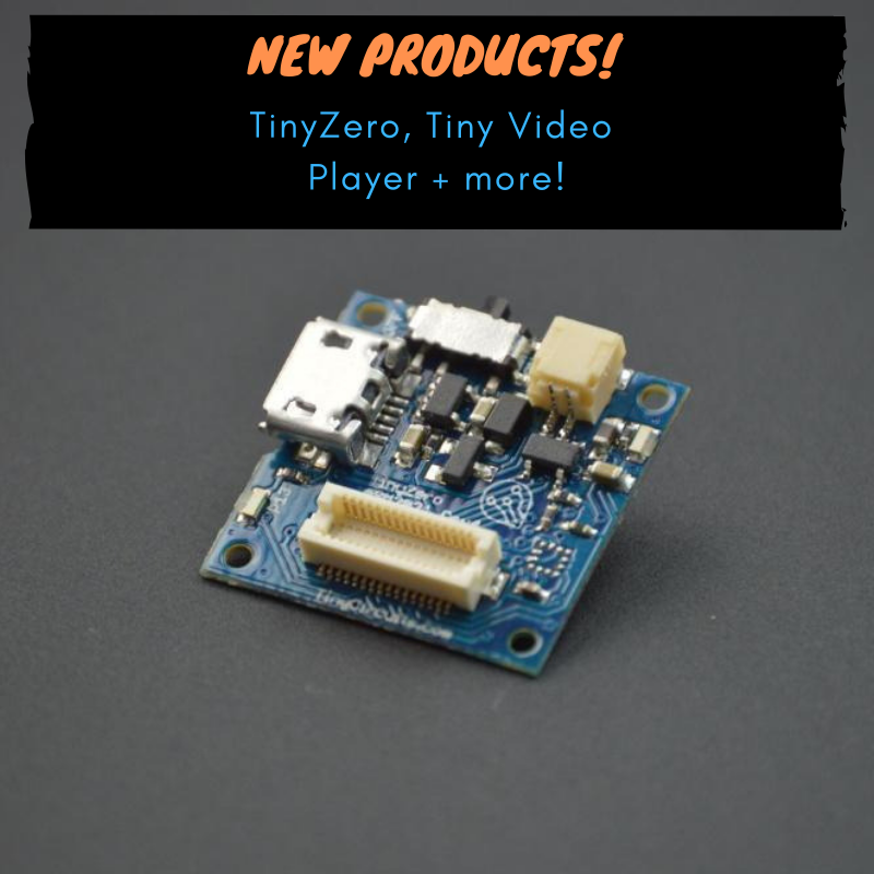 TinyZero Processor, new products + kits!