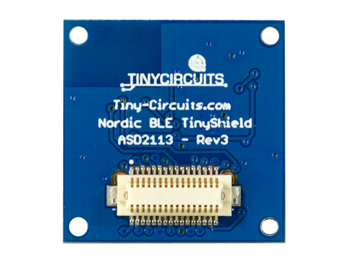 Bluetooth Low Energy TinyShield (Nordic) (discontinued) back view