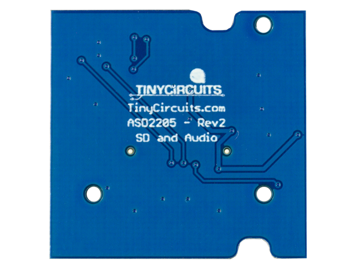 MicroSD / Audio Shield back view