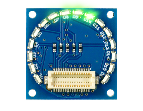 16 Edge LED Shield Green Light