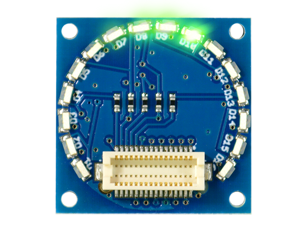 16 Edge LED Shield Green Light