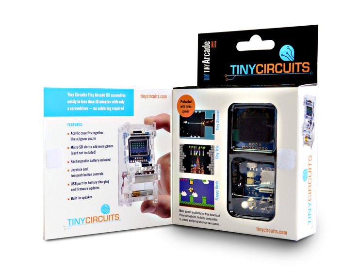 Tiny Arcade DIY Kit | DIY Kits | TinyCircuits.com