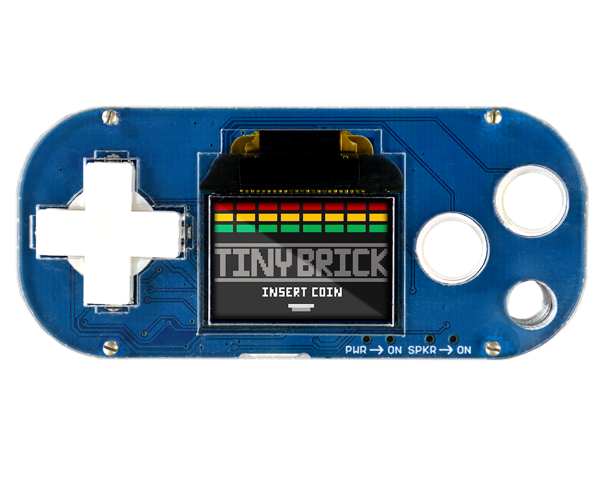 Pocket Arcade front with screen on
