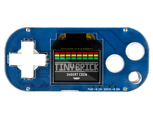Pocket Arcade front with screen on