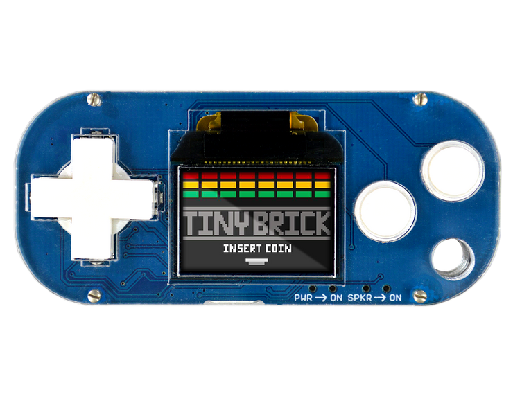 Pocket Arcade front with screen on