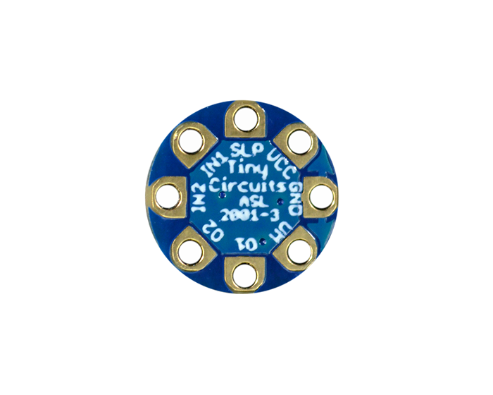 TinyLily Motor Board back view