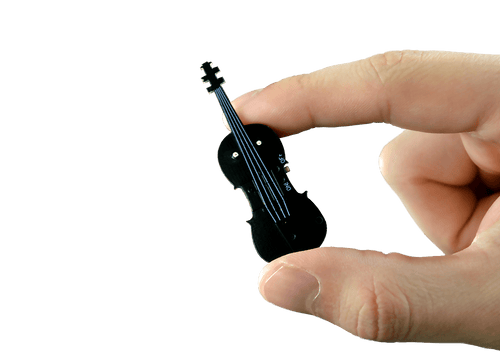 TinyViolin held in hand