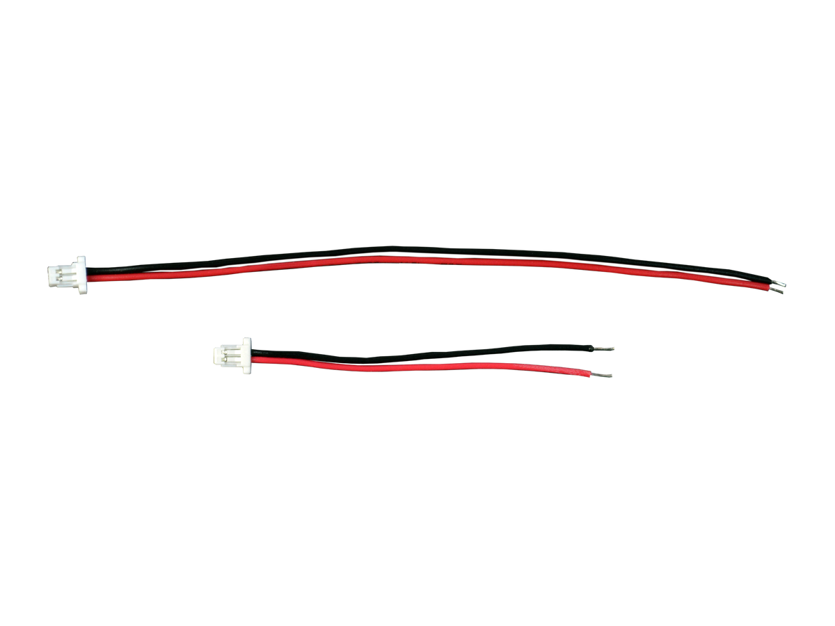 2 Pin connector JST-SH Female 100mm and 50mm