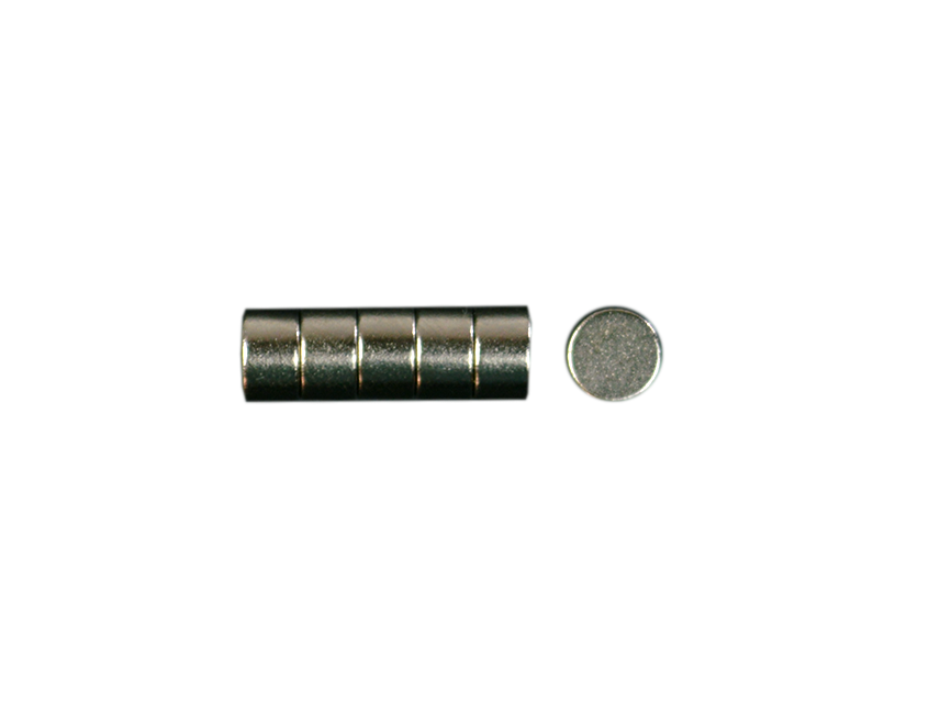 Cylindrical Magnets Pack of 5 5x3mm