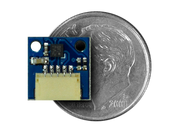 TinyCircuits Wireling Accelerometer smaller than a dime 