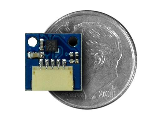 TinyCircuits Wireling Accelerometer smaller than a dime 