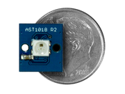 RGB LED Wireling compared to a dime