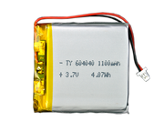 Lithium Ion Polymer Battery - 3.7V 1100mAh