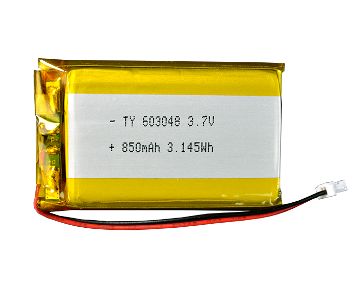 Lithium Ion Polymer Battery - 3.7V 850mAh