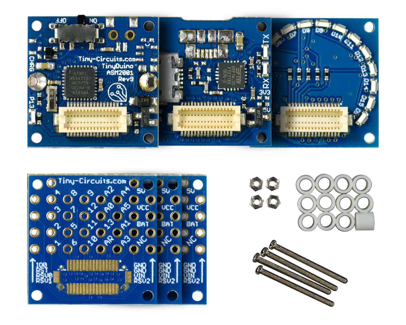 TinyDuino Starter Kit | Coin Cell Version | TinyCircuits.com