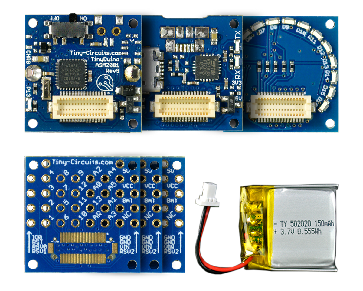 TinyDuino Starter Kit - Lithium Version