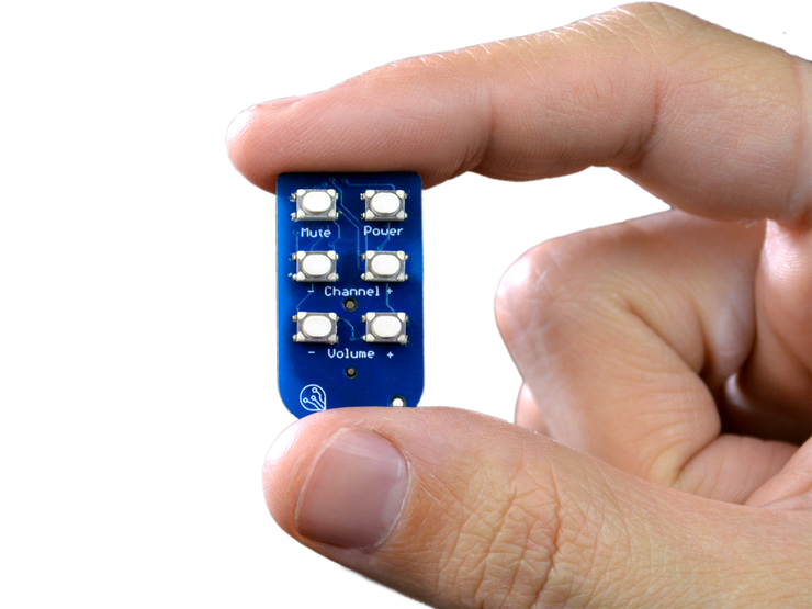 Small tv remote shop control