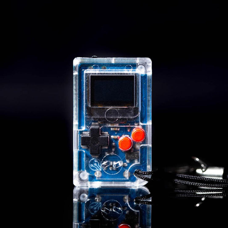 Clear Thumby front view by TinyCircuits - tiniest game console
