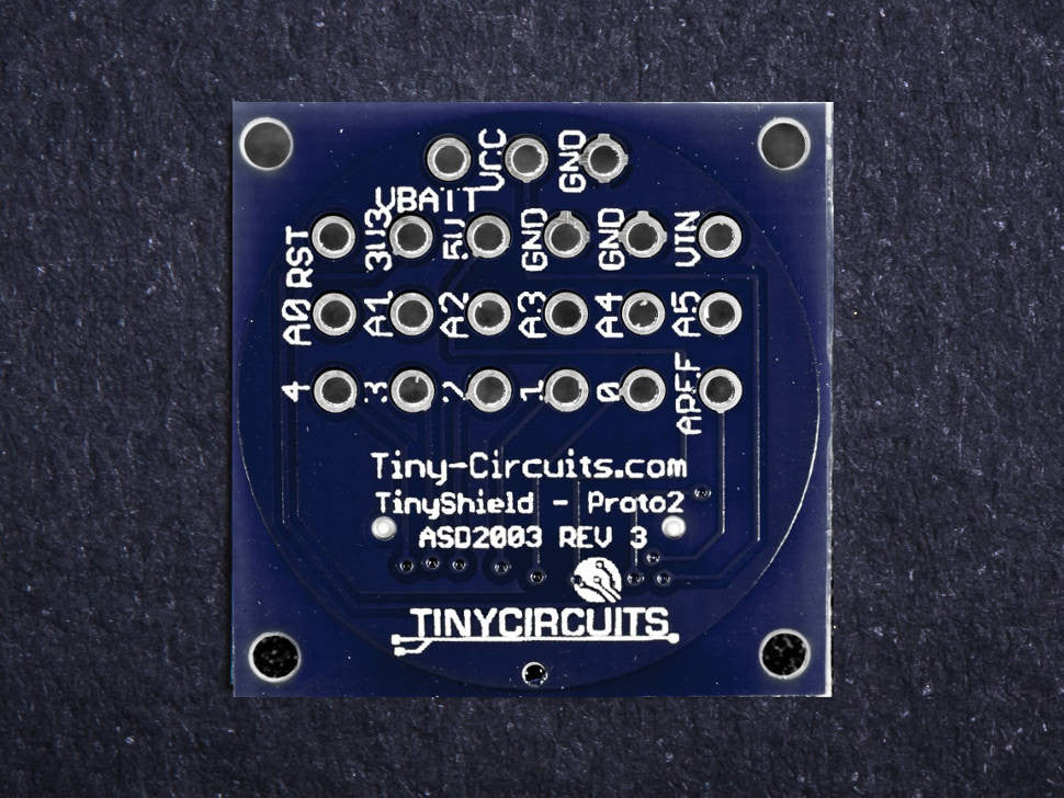 Proto Board 2 TinyShield (discontinued) - TinyCircuits